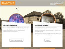 Tablet Screenshot of bantam.nl